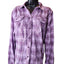Duluth Trading Shirt Women XL Purple Plaid Button Front Long Sleeve Western Top