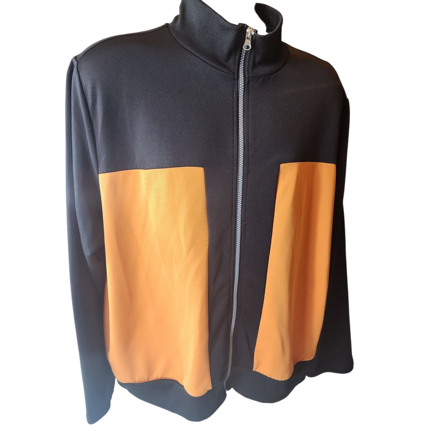 Naruto Shippuden Spirit Men XL Track Jacket Cosplay Anime Zip Logo Shonen Jump