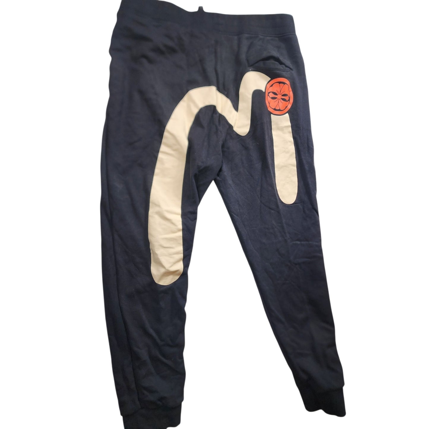 EVISU Sweatpants Heritage Men XXL Joggers Seagull Print Graphic Japan Streetwear