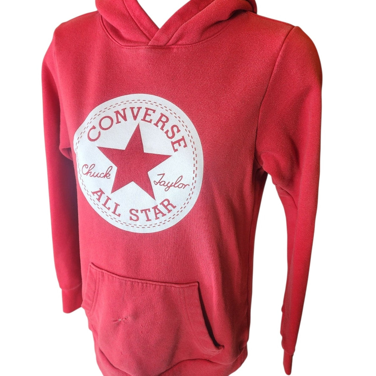 Converse All Star Chuck Taylor Hoodie Logo Sweatshirt Youth Large Women Small/XS