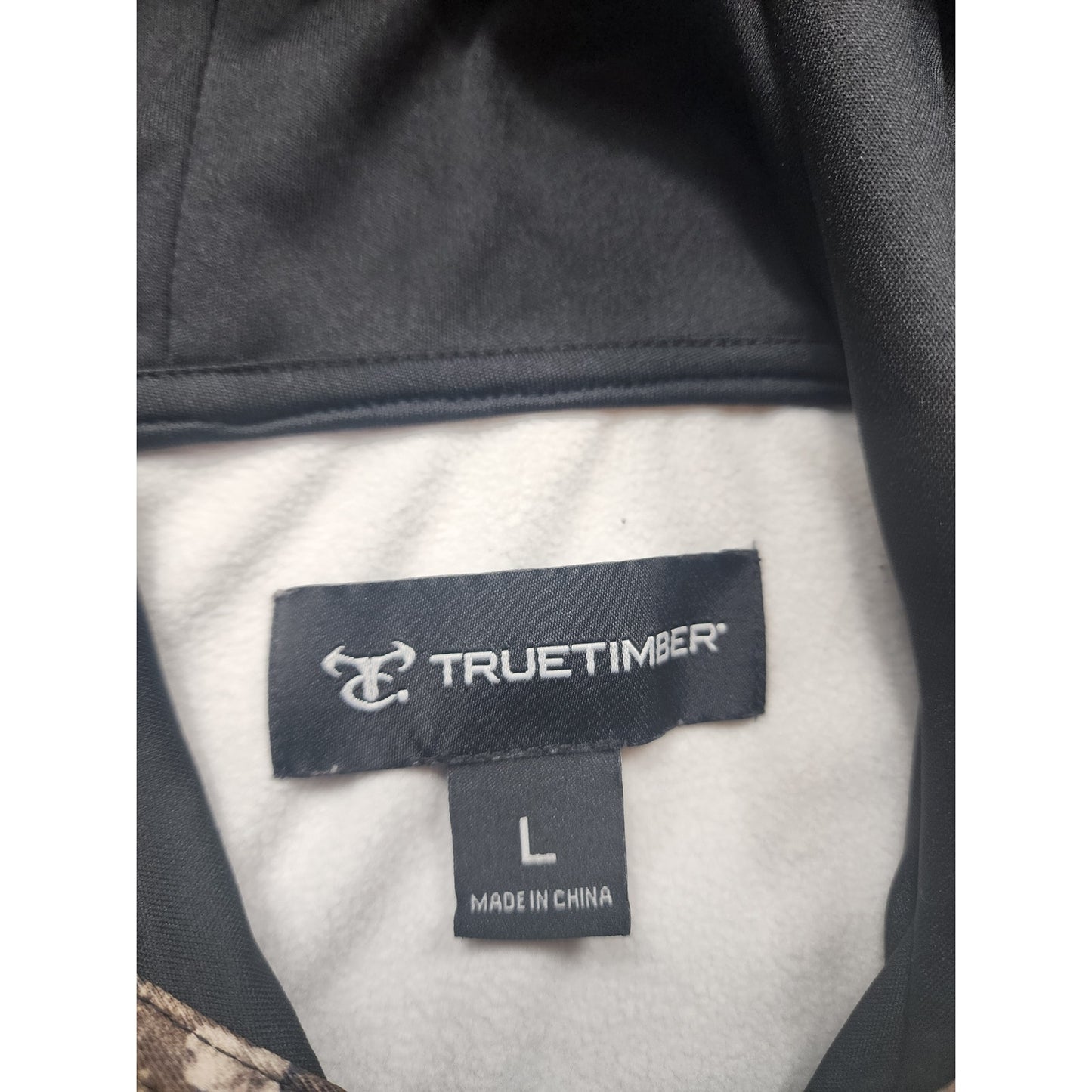 True Timber Hoodie Mens Large Camo Drawstring Hunting Hiking Woodland Gorpcore