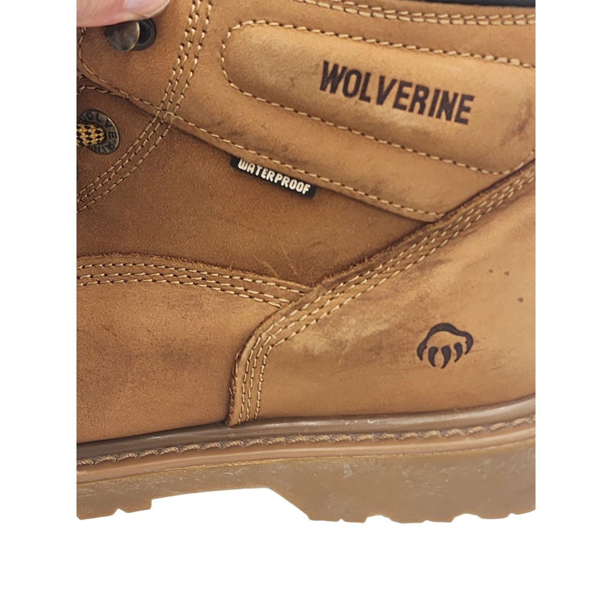 Wolverine Work Boots 9.5M Waterproof Leather Safety Toe EH Slip ASTM Toe W10632