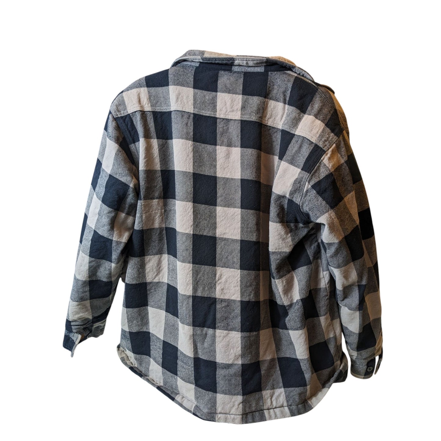 Field N Forest Sherpa Flannel Jacket Men XLT Zip BuffaloPlaid Lumberjack Shacket