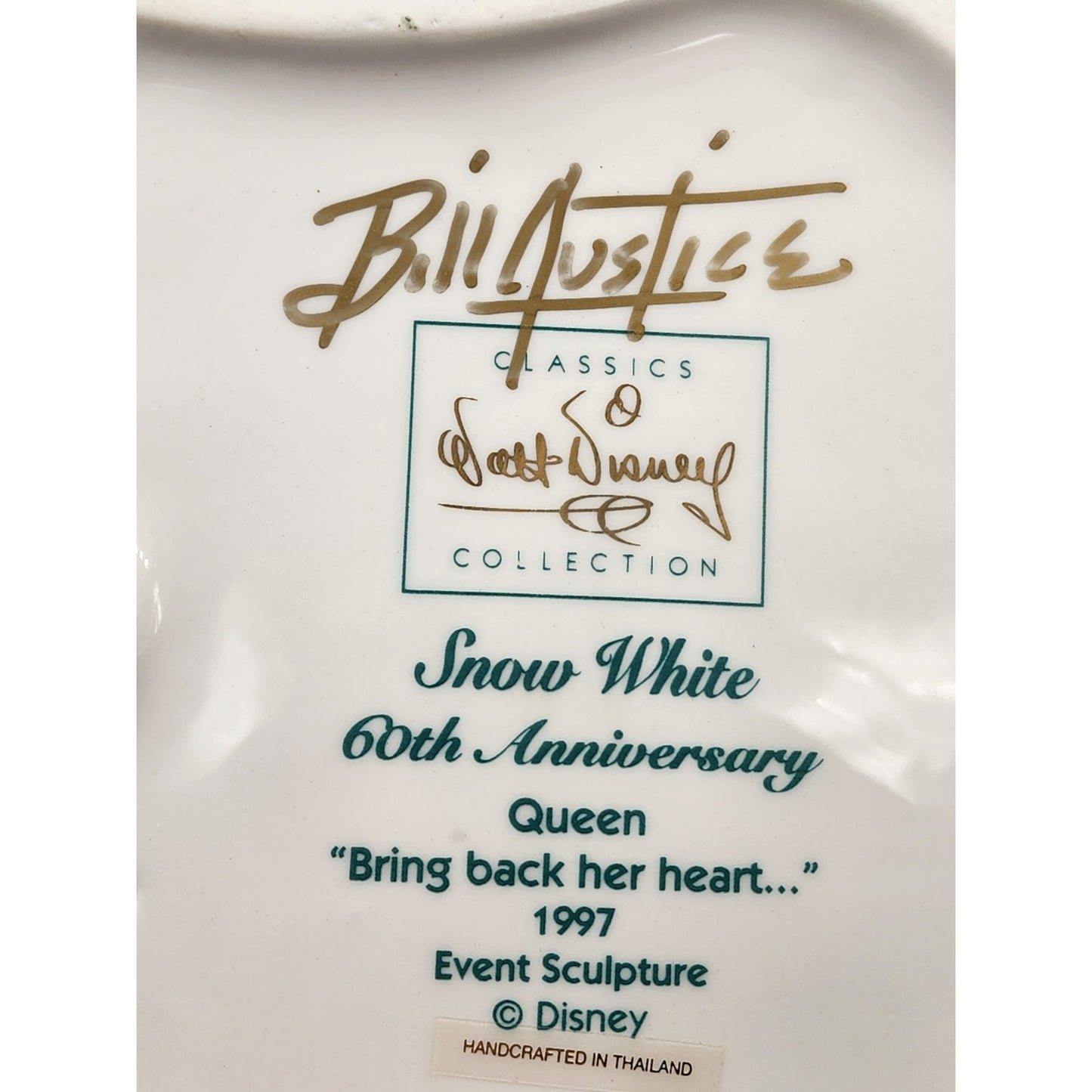 WDCC Snow White Evil Queen Bring Back Her Heart Figurine 90s Villains COA Box