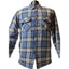 Canyon Guide Outfitters Quilted Flannel Jacket Mens Large Blue Plaid Shirt Coat