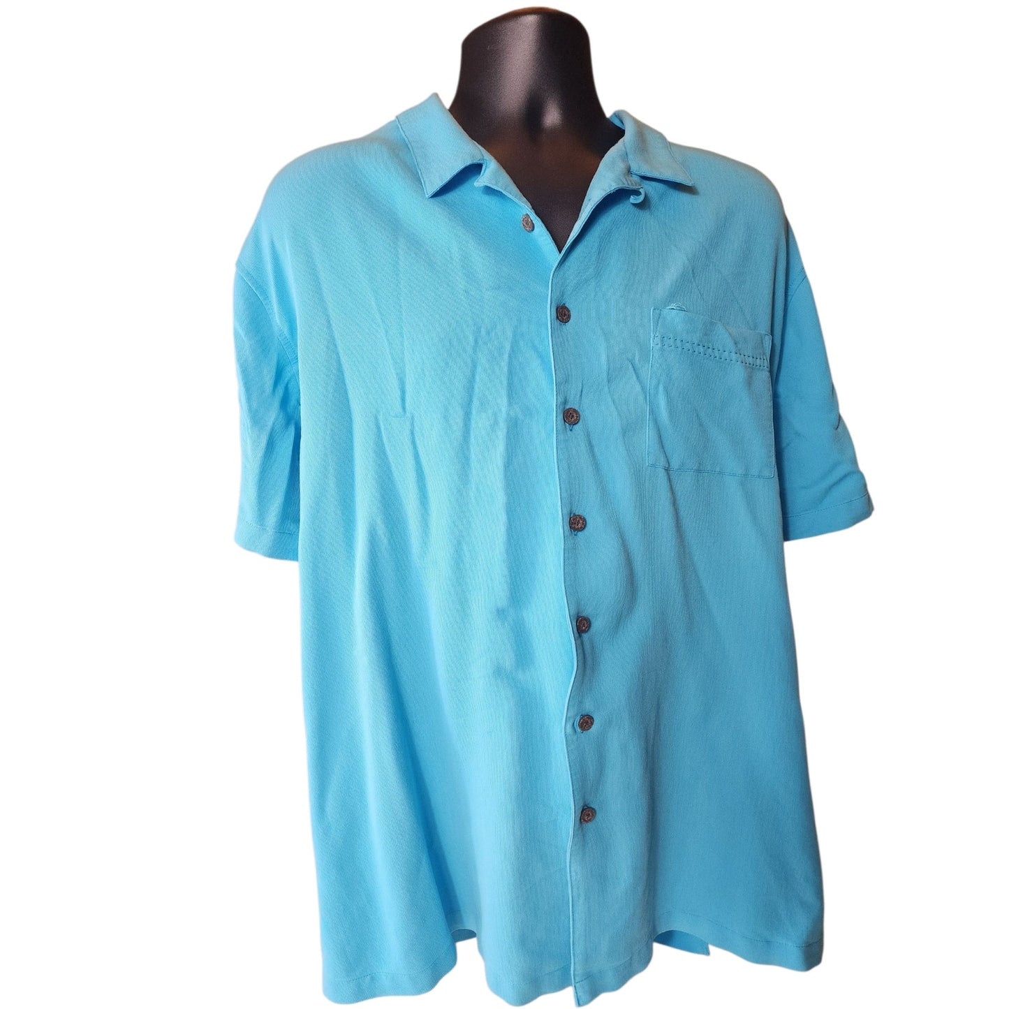 Island Passport Shirt Men 3XL Short Sleeve Button Rayon Light Summer Resort