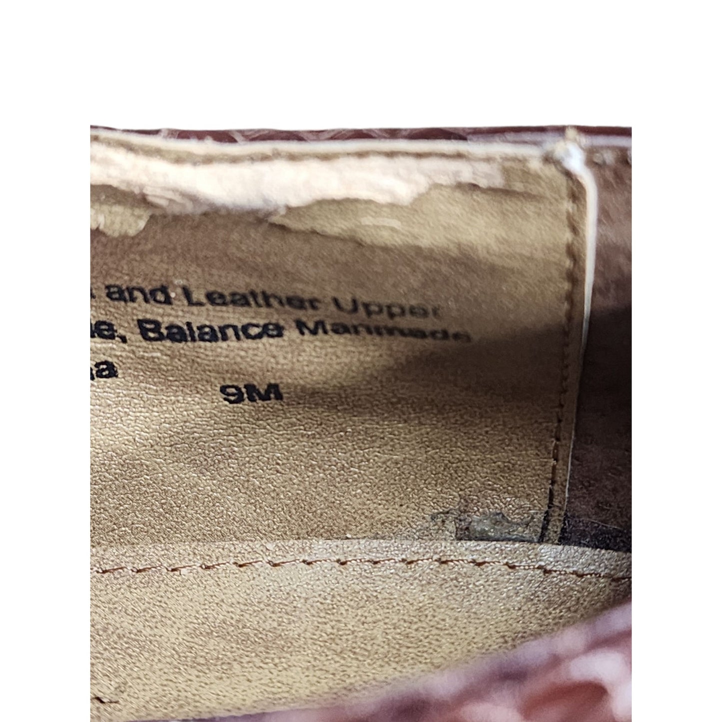 Stacy Adams Shoes Genuine Snake Leather Mens 9M Dress Brown Oxford Square Toe
