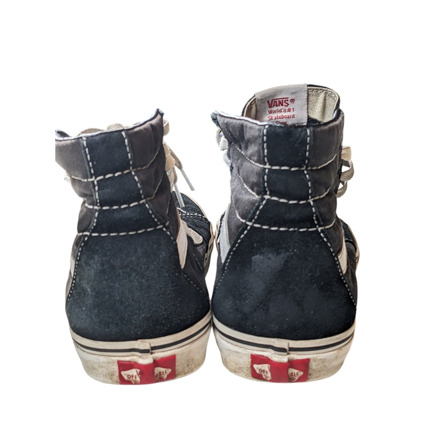 VANS Shoes Sk8 Hi Canvas Skateboard Mens 8 Womens 9.5 High Top Off Wall Sneakers