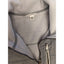 Calvin Klein Fleece Jacket Men Large Zip Up Quilted Gray Sweater Shacket Pockets