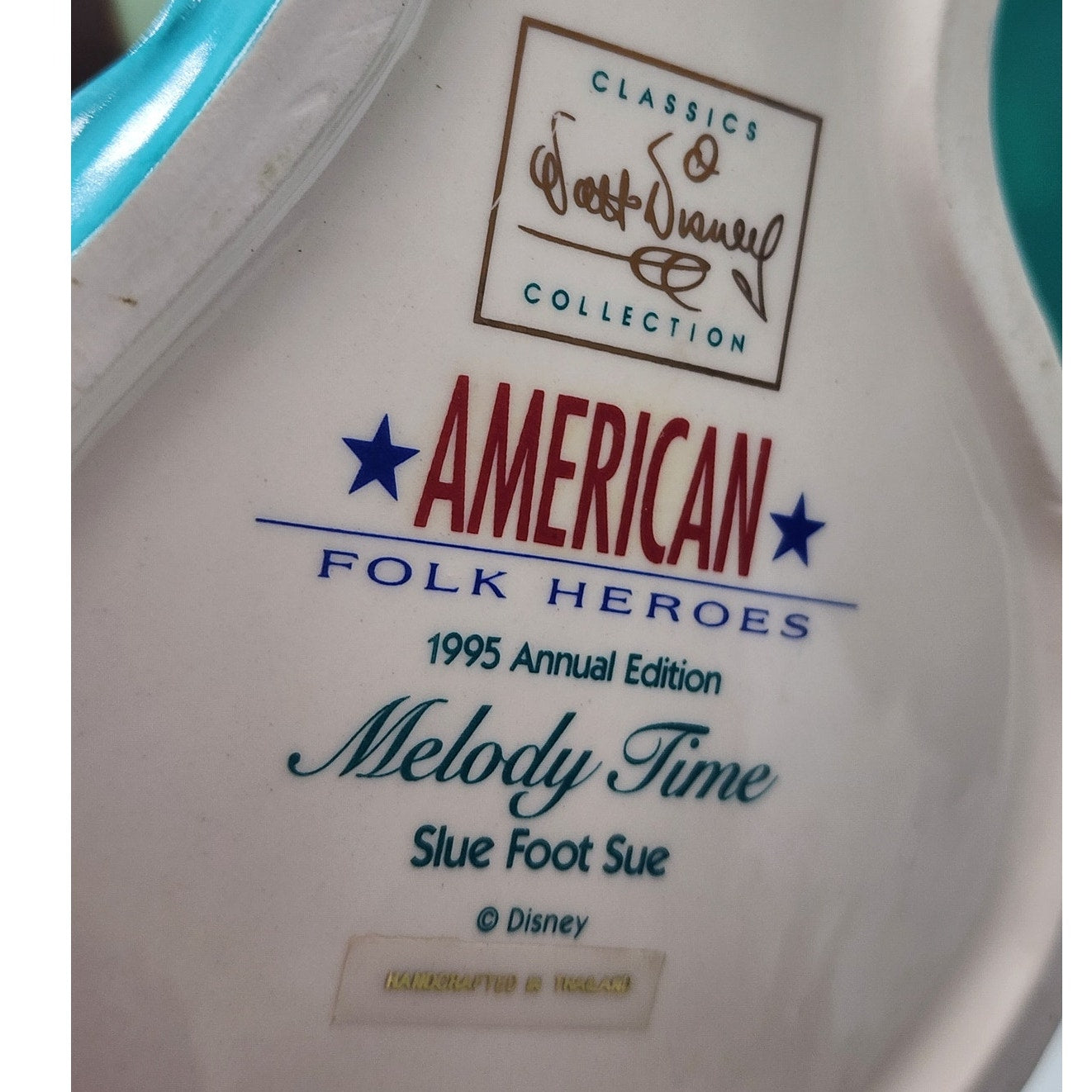 WDCC Slue Foot Sue 1995 Melody Time American Folk Heroes Cowgirl Vintage Box COA