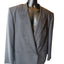 Cedrics Le Baron Blazer 48L Wool Double Breasted Gray Sport Coat Jacket Vintage