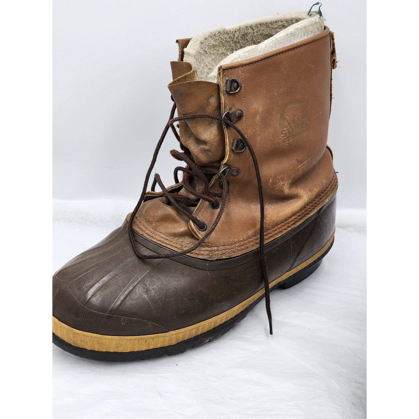 Sorel Boots Mens Size 12 Waterproof Winter Duck Outdoor Heavy Duty Hiking