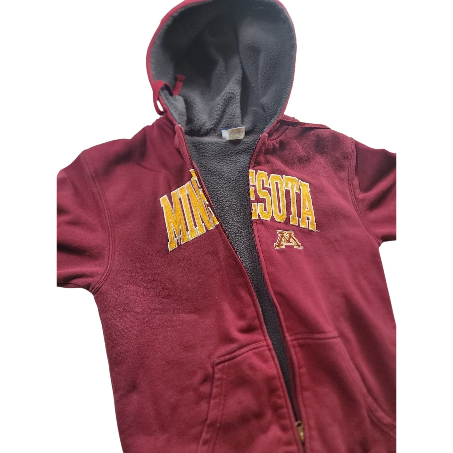Pro Player Hoodie University Minnesota Golden Gophers Medium Sweatshirt Fleece