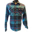 Burton Flannel Shirt Mens Large Plaid Button Up Long Sleeve Snowboarding Style