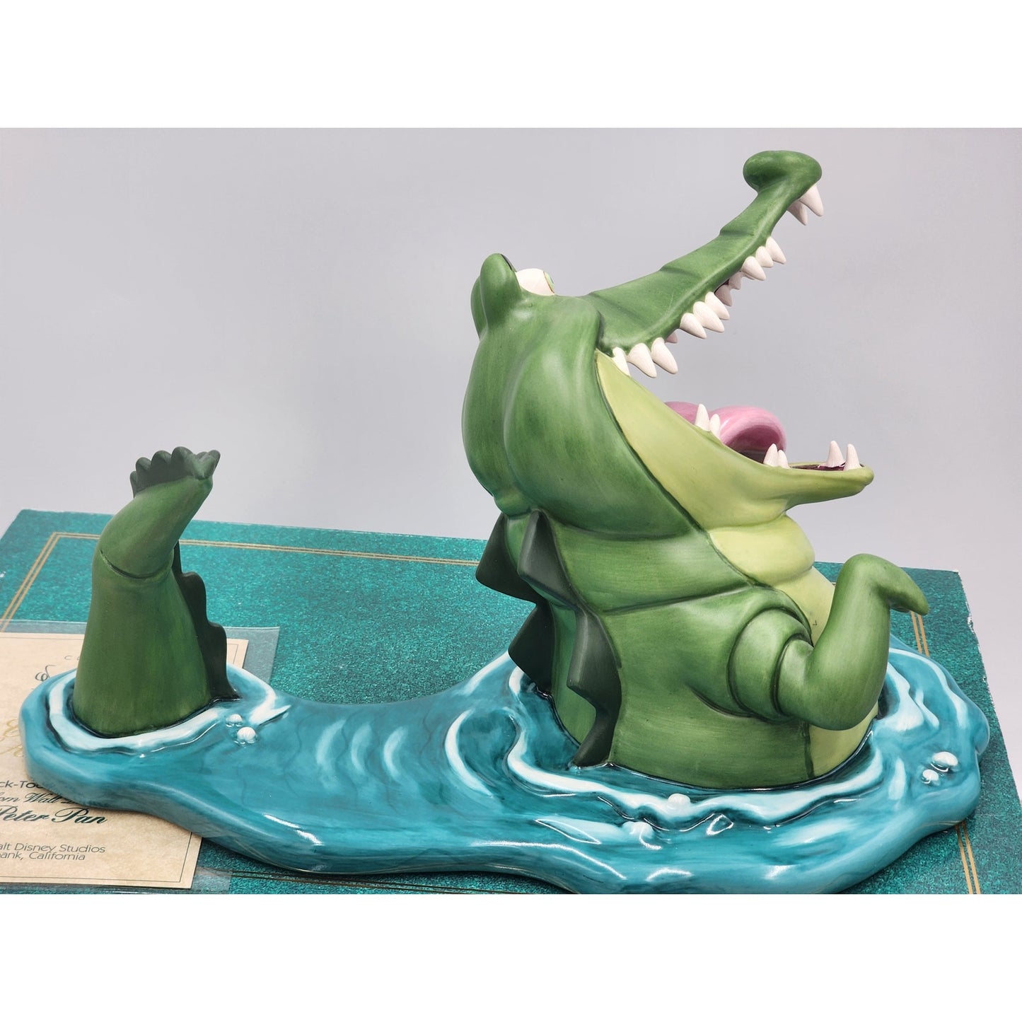 WDCC Disney Peter Pan Tick Tock Tick Tock Crocodile Box COA Retired Vintage Work
