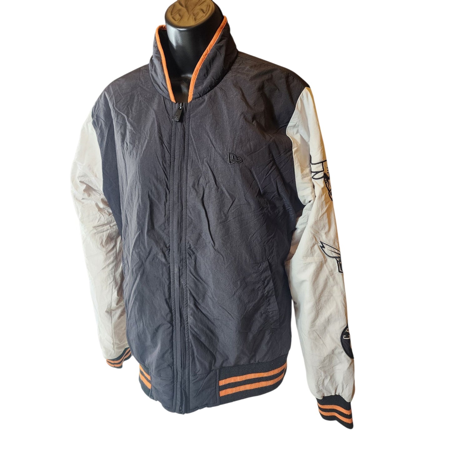 New Era NBA East West Coast Varsity Jacket Small Bomber Lakers Bulls Celtics