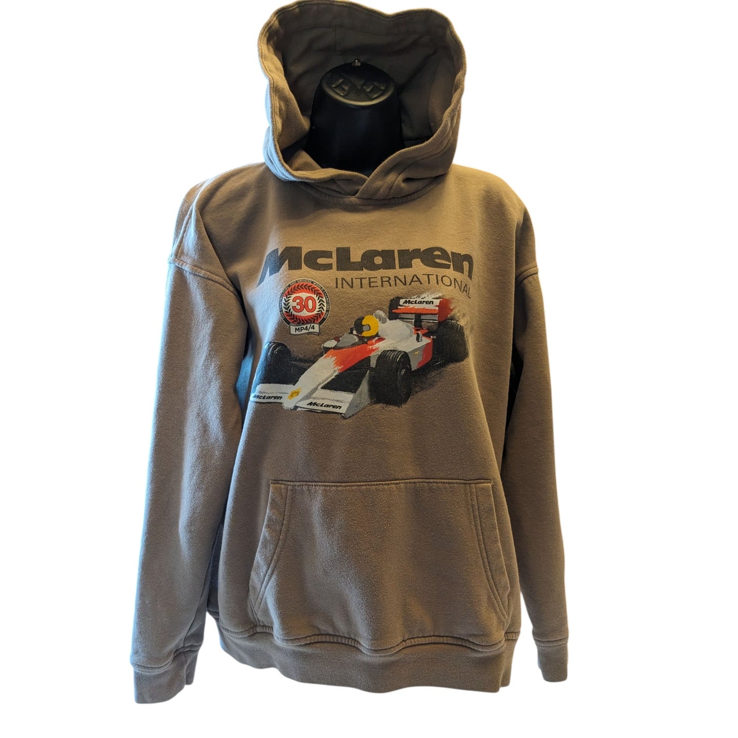McLaren International Hoodie Mens Small Womens Medium Racing Car F1 Sweatshirt