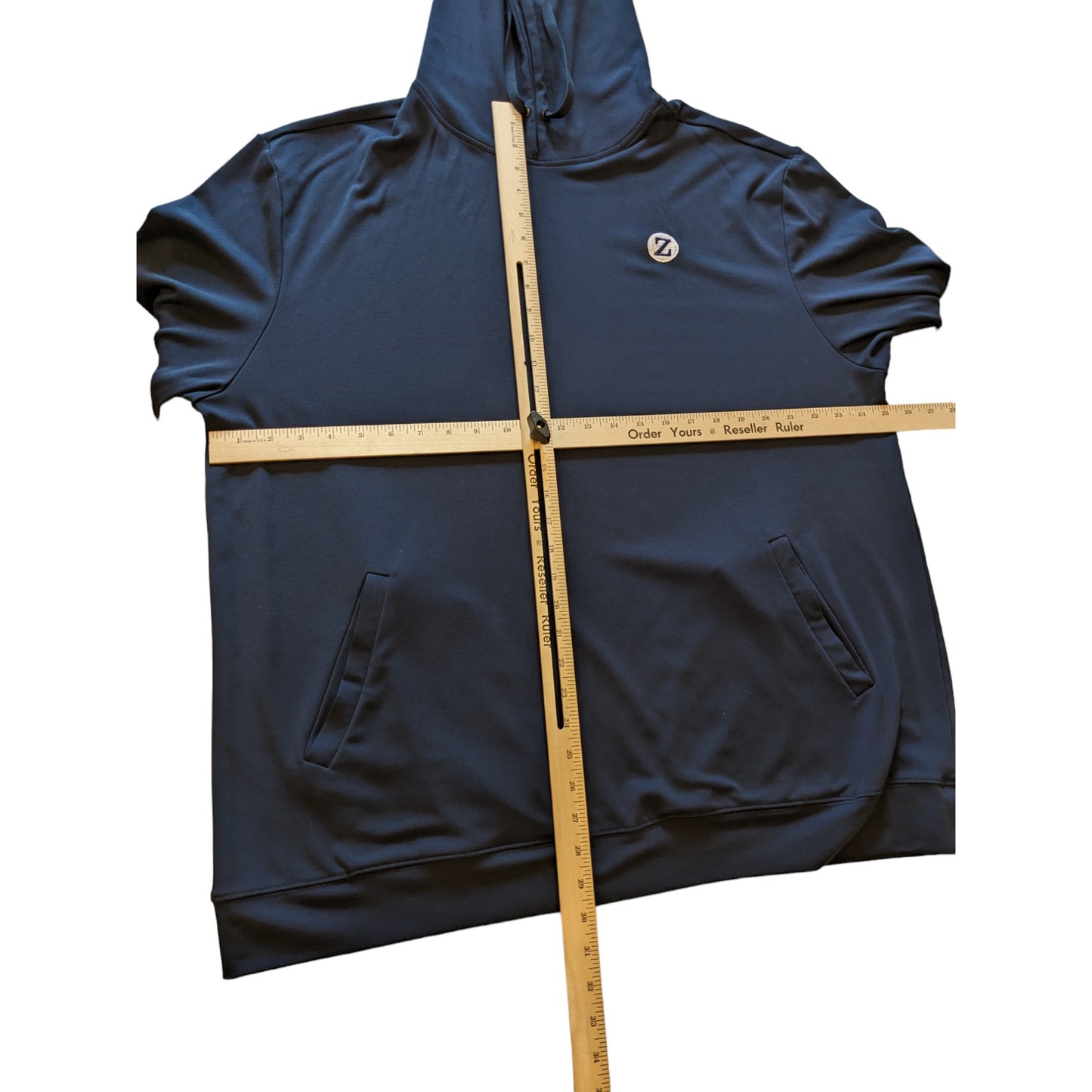 Kikooya Hoodie Mens 2XL Blue Pullover Sweatshirt Streetwear Athleisure Kangaroo