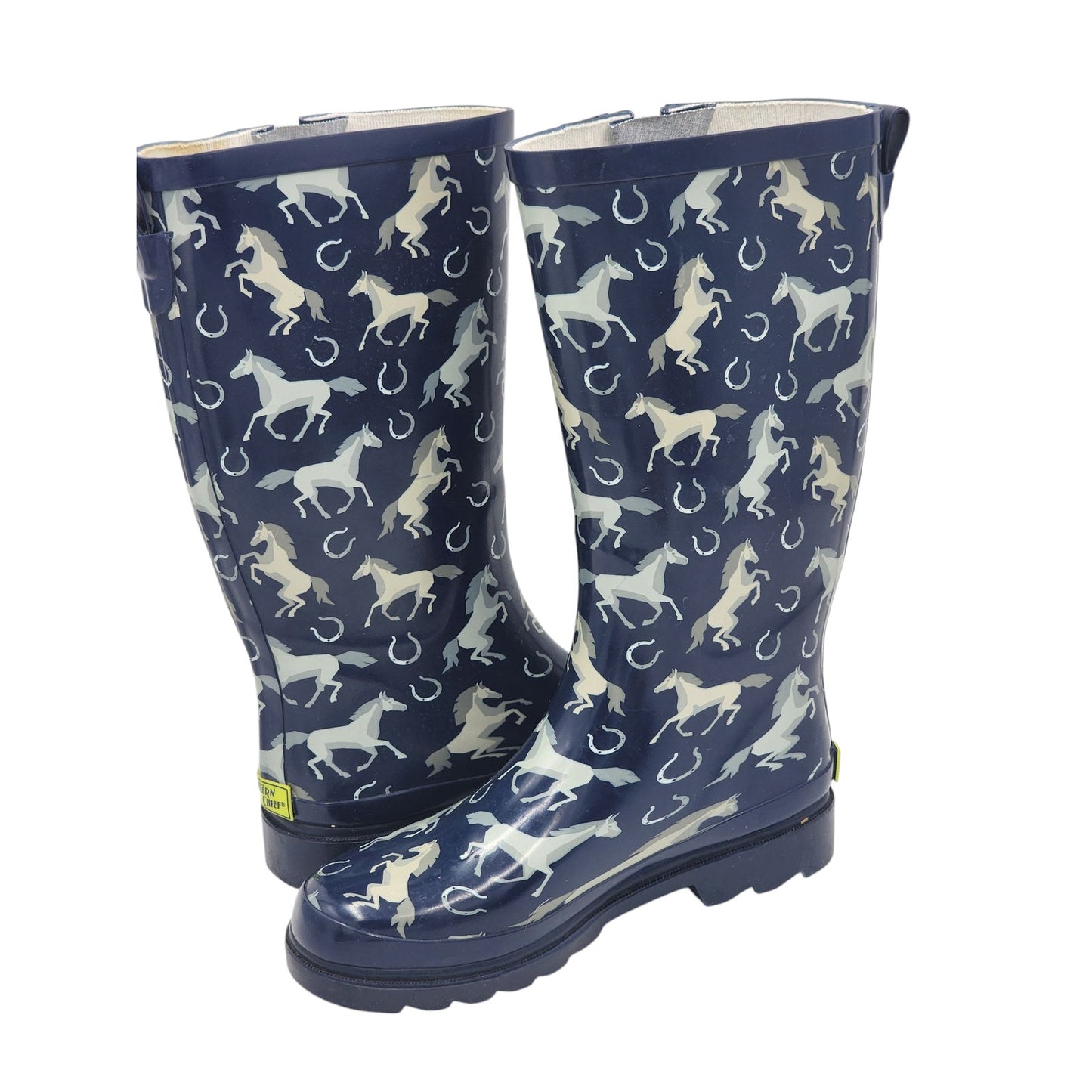 Western Chief Rain Boots Womens 6 Horse Waterproof Tall Rubber Energetic Equines