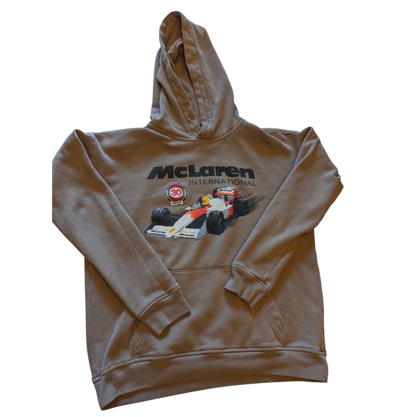 McLaren International Hoodie Mens Small Womens Medium Racing Car F1 Sweatshirt