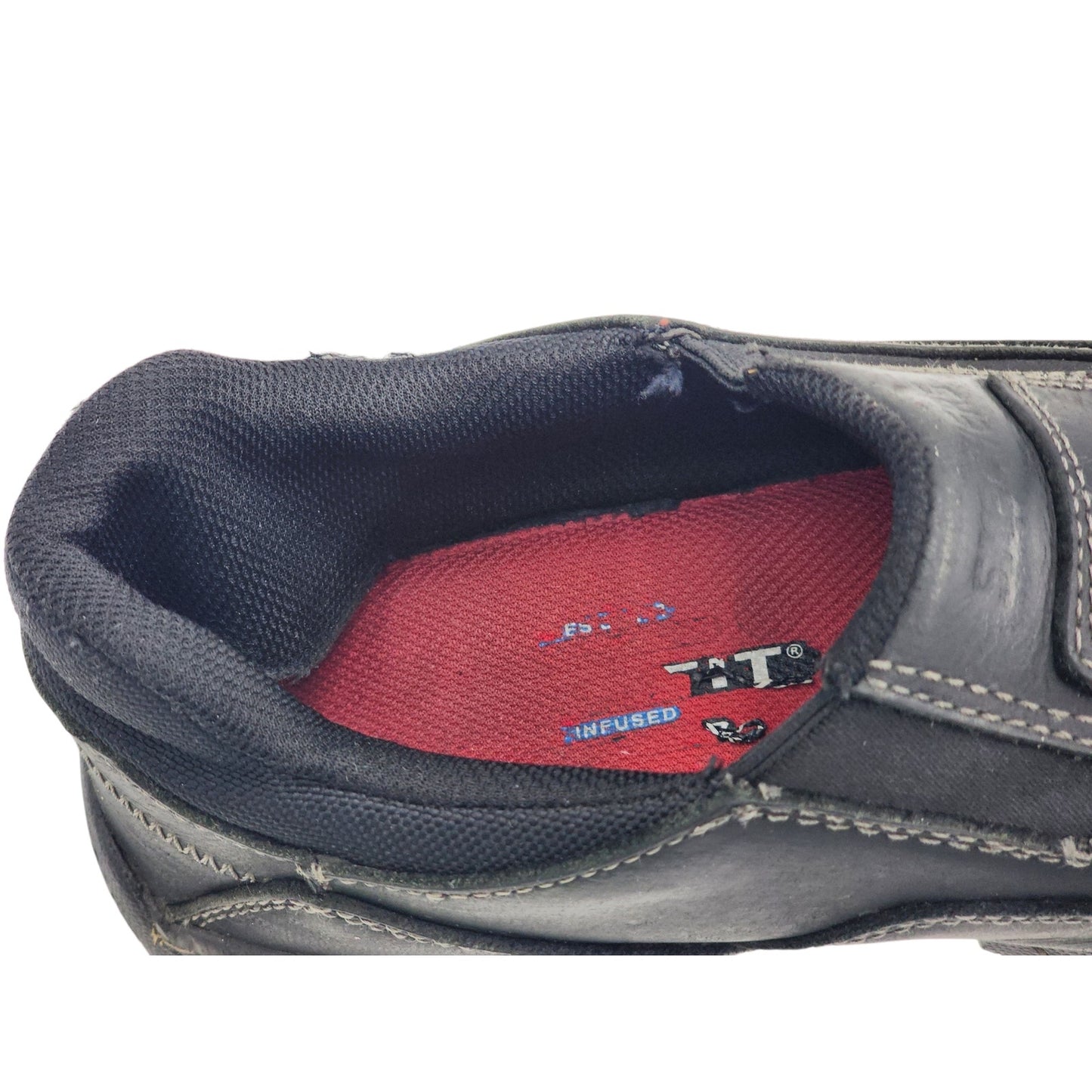 Skechers Shoes Men 10.5 Work Leather Slip On Safety Toe ASTM EH Industrial 77066