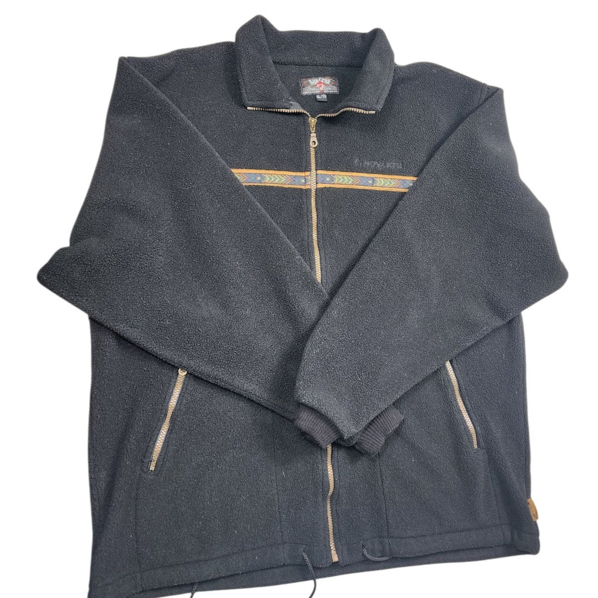 Vintage Sun Cruz Fleece Jacket XL Southwestern Style Tribal Aztec Canada Western