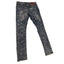 USTORM Jeans Mens Slim Fit 32x32 Blue Acid Wash Distressed Denim Retro Y2K Vibe
