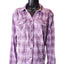 Duluth Trading Shirt Women XL Purple Plaid Button Front Long Sleeve Western Top