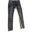 USTORM Jeans Mens Slim Fit 32x32 Blue Acid Wash Distressed Denim Retro Y2K Vibe