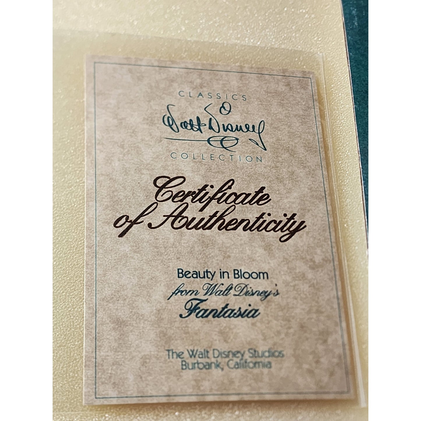 WDCC Fantasia Blue Centaurette Beauty in Bloom Vintage Box COA Disney Retired