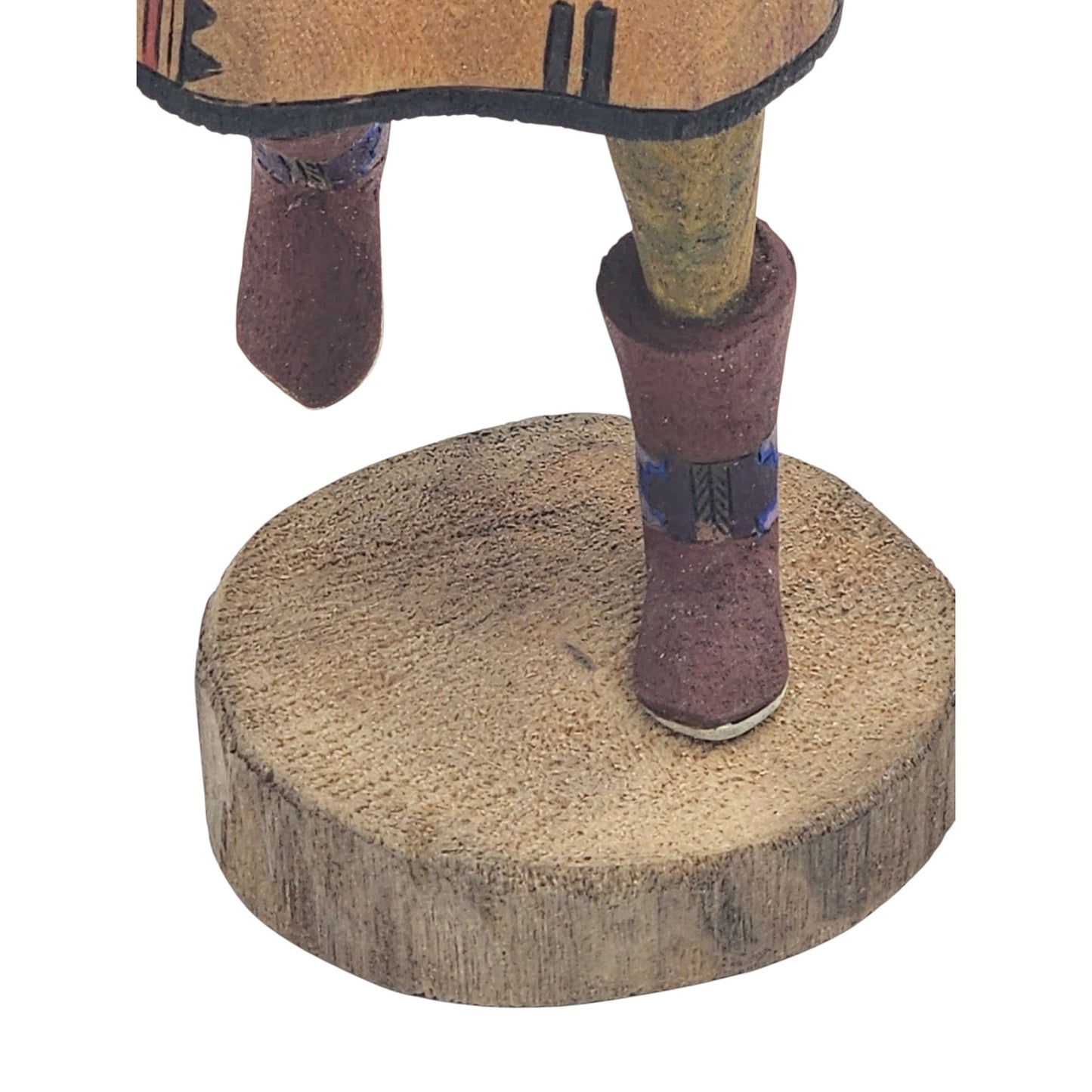Kachina Tawa Sun Signed R Duwyenie Native American Southwest Art Hand Carved 12"