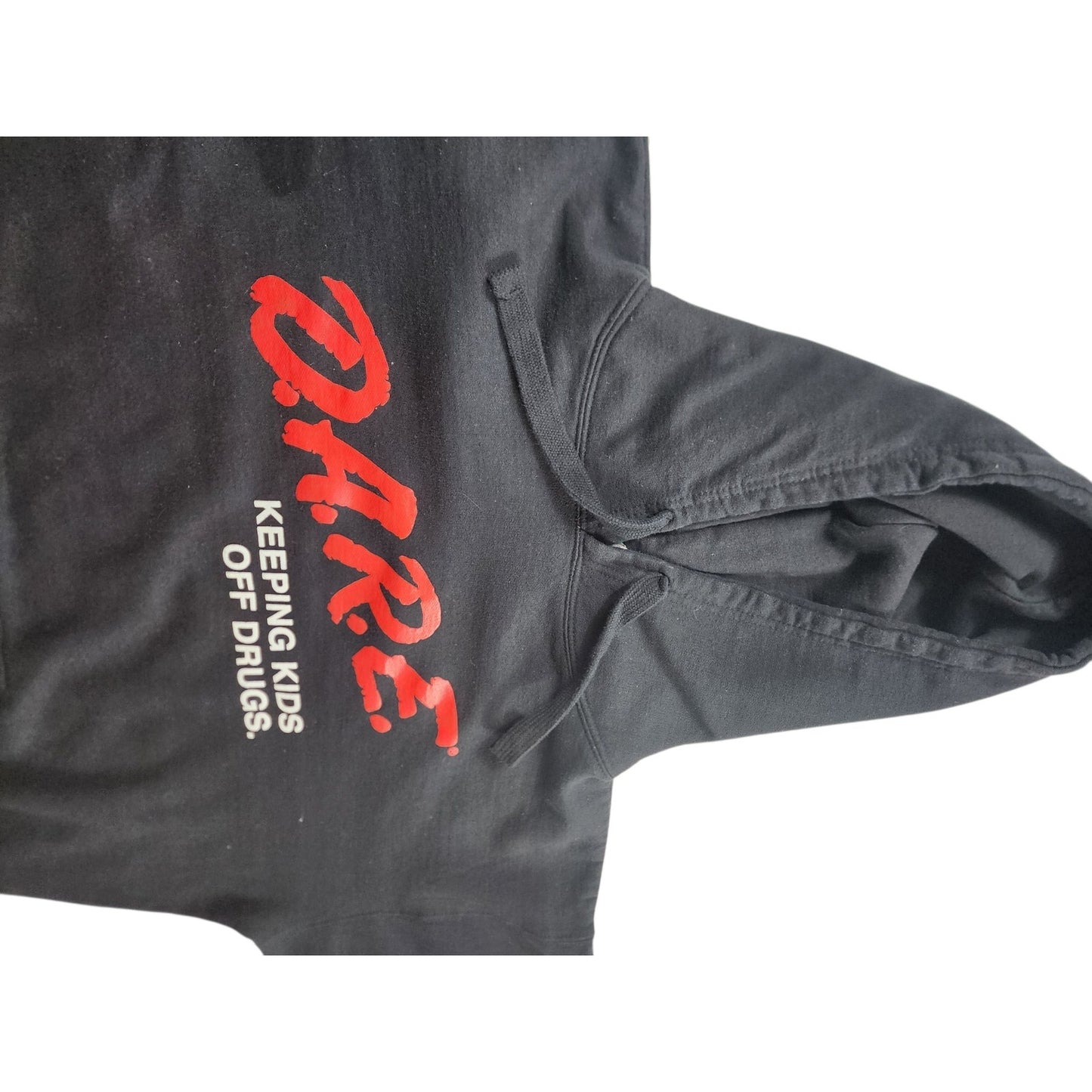 Vintage D.A.R.E. Hoodie Men XL Sweatshirt Graphic 90s Keeping Kids Off Drugs Y2K