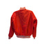 Vintage Butwin Red Satin Varsity Jacket Adult Large USA Snap Front Preppy