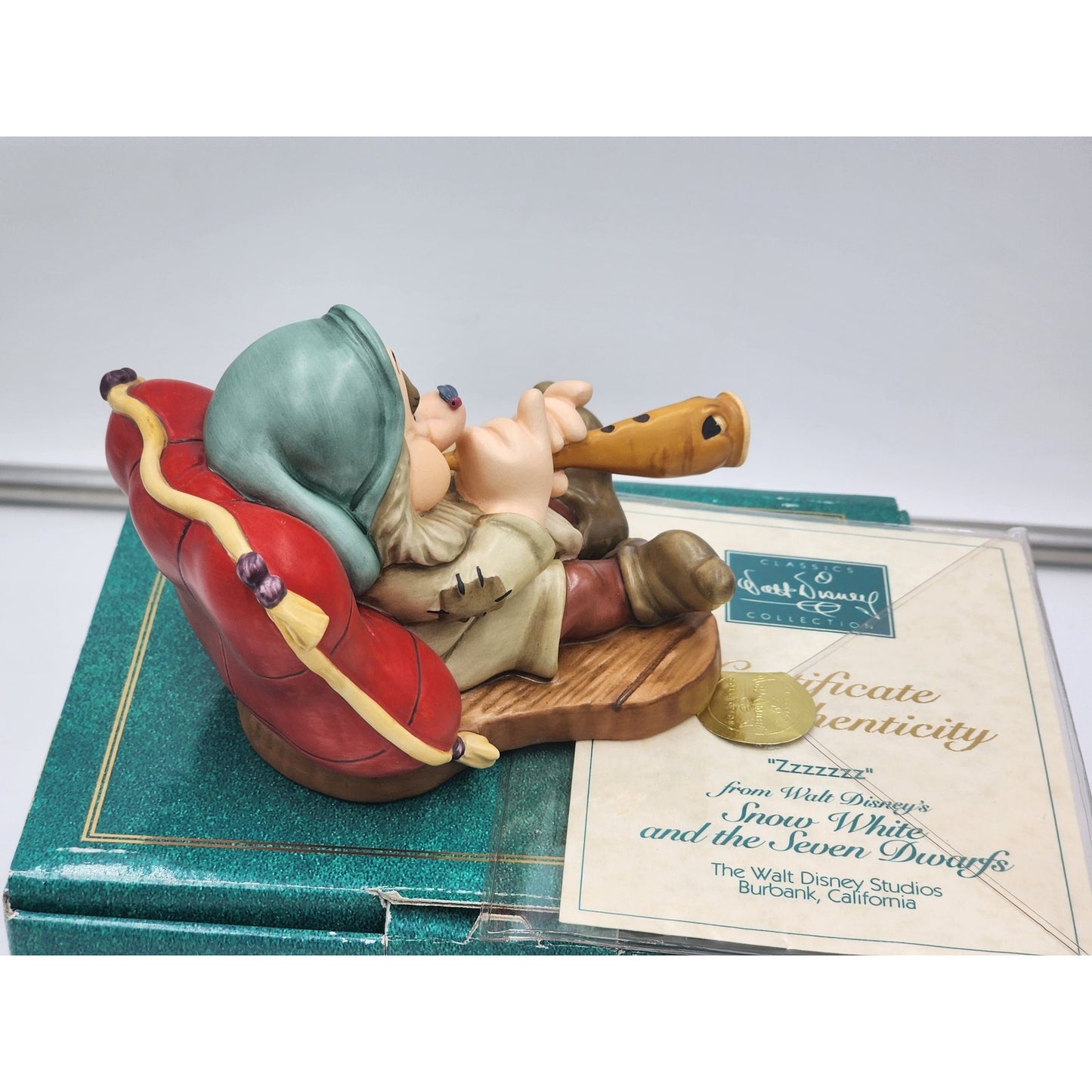 WDCC Sleepy “Zzzzzzz” Figurine Snow White Seven Dwarfs Disney Retired Box COA
