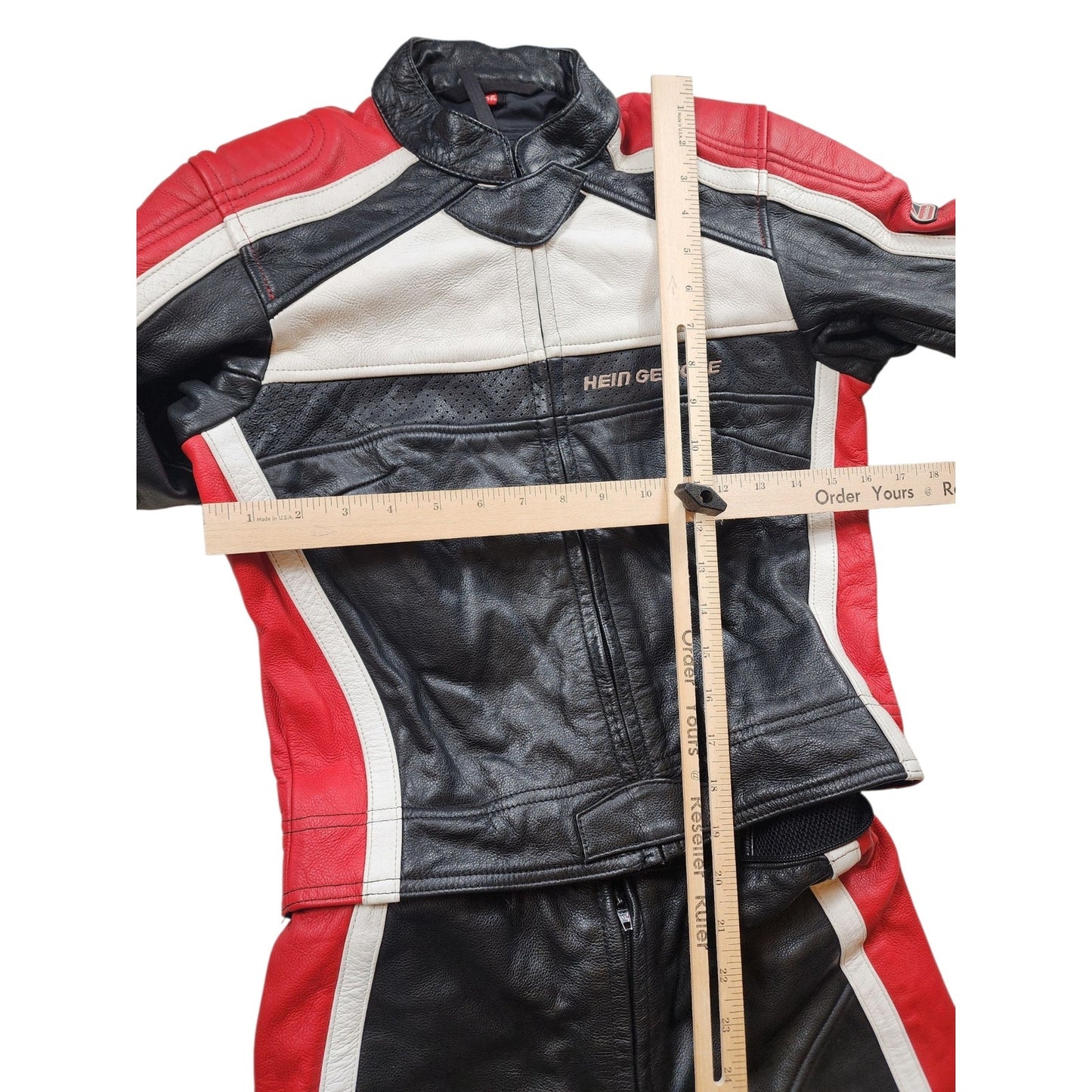 Hein Gericke PSR Hiprotec Leather Motorcycle Racing Suit Womens EU 36 US 4 Small