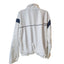 Reebok Classic Track Jacket Womens XL White Navy Full Zip Windbreaker Sporty