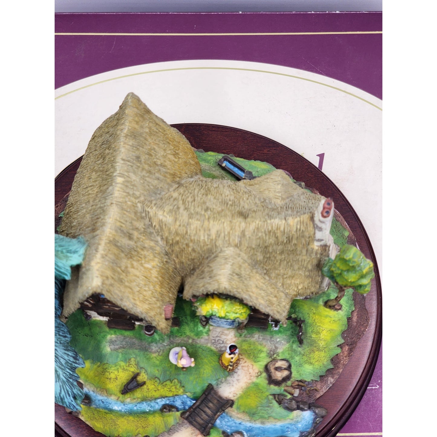 WDCC Disney Enchanted Place Seven Dwarf Cottage Snow White Dopey Vintage Box COA