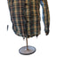 New Look Hoodie Mens Medium/Large Blue Plaid Lightweight Hooded Jacket British