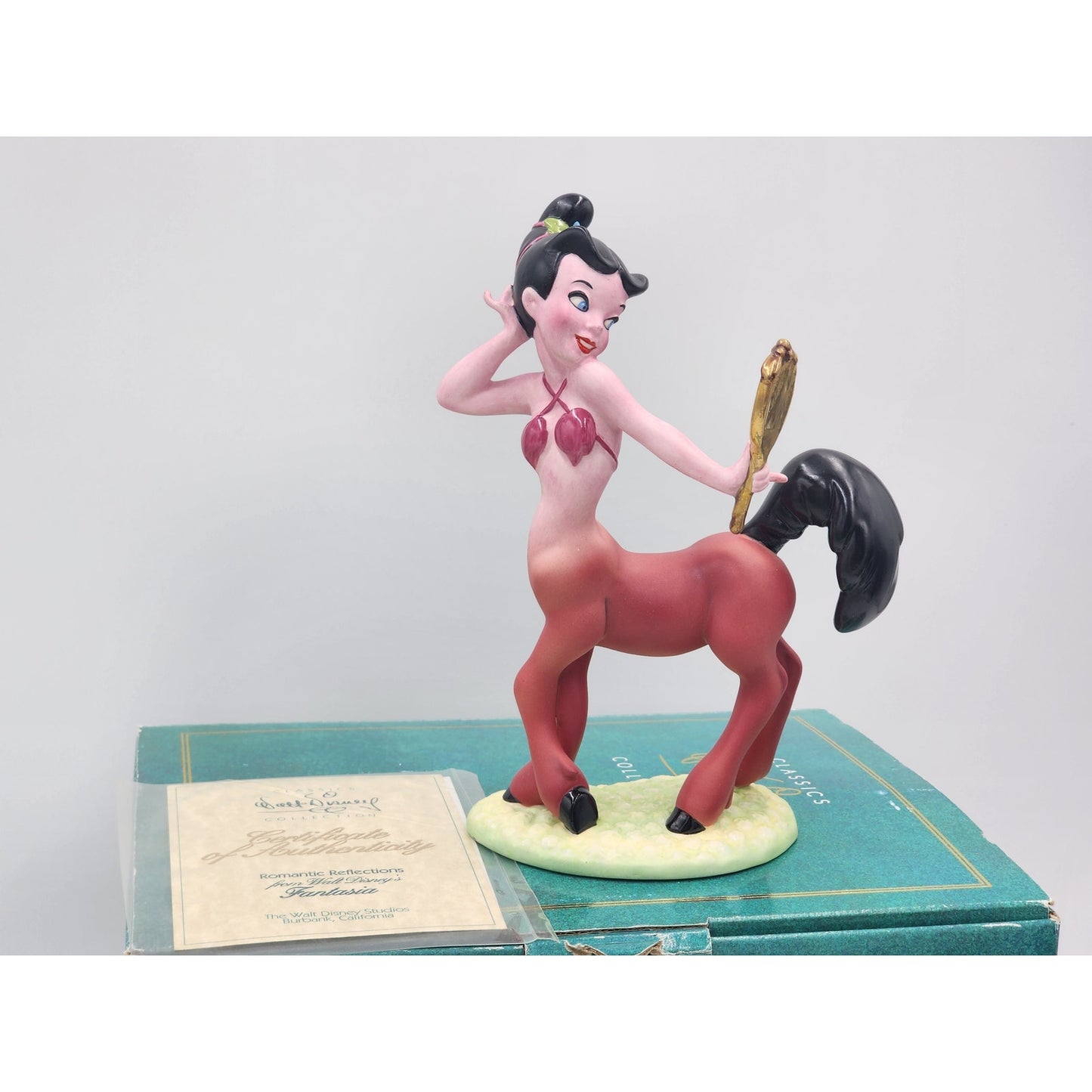WDCC Fantasia Pink Centaurette Figurine Romantic Reflections Disney COA Box