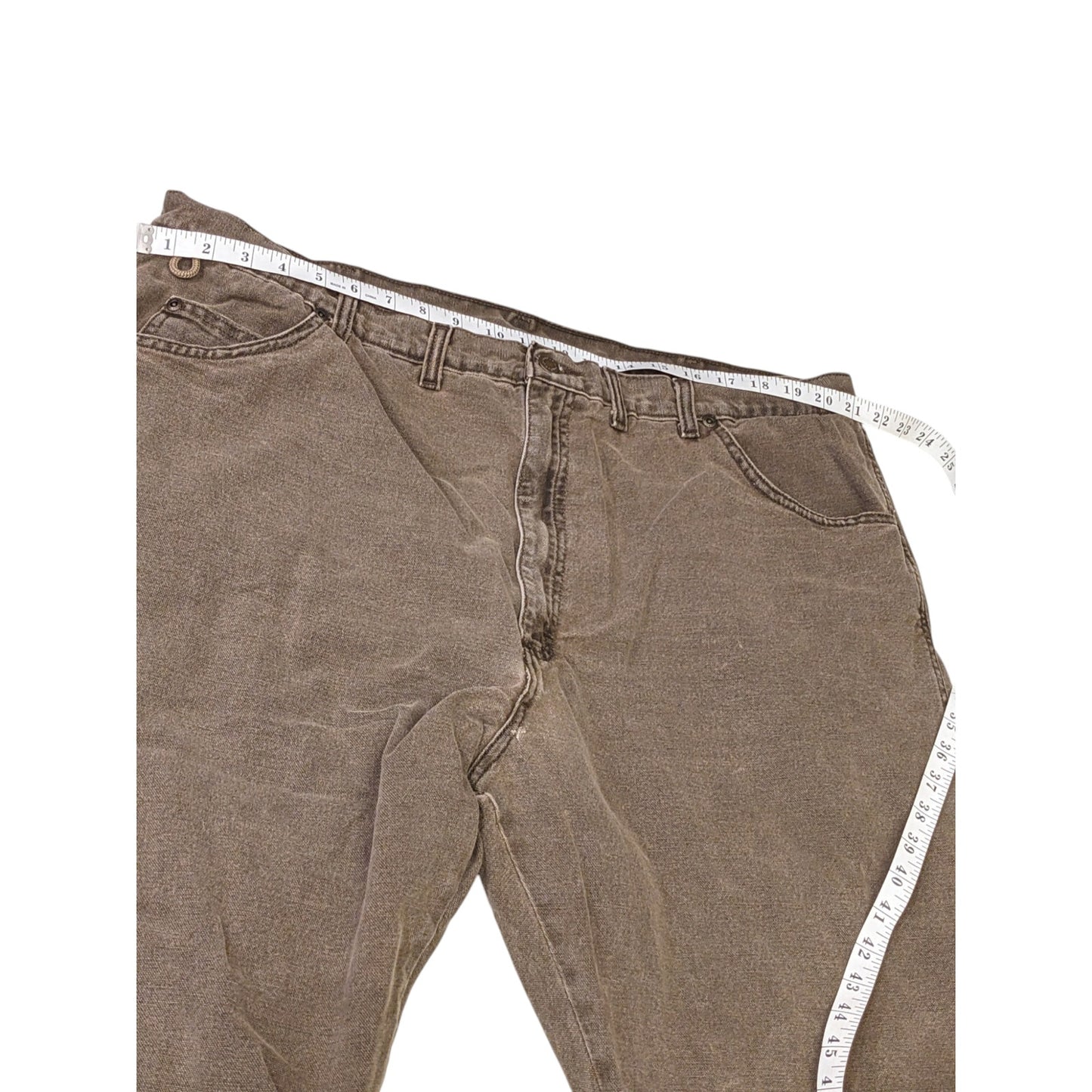 Wrangler Rugged Wear Pants Mens 44x32 Lined Work Carpenter Heavy Duty 33213NB