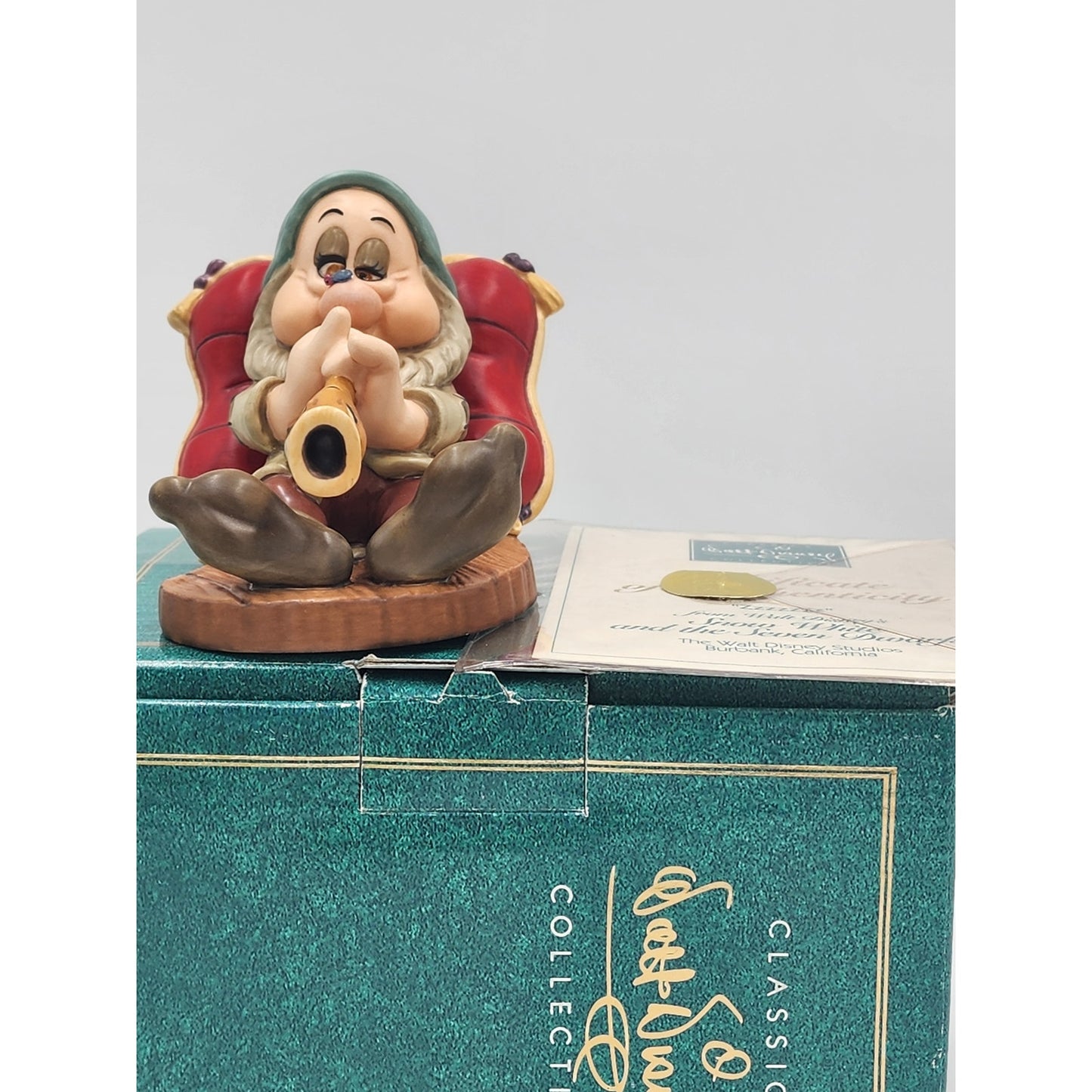 WDCC Sleepy “Zzzzzzz” Figurine Snow White Seven Dwarfs Disney Retired Box COA
