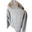 VANS Hoodie Womens Medium Floral Embroidered Raw Hem Cut Off Pullover Sweatshirt