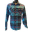 Burton Flannel Shirt Mens Large Plaid Button Up Long Sleeve Snowboarding Style