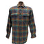 Vintage LL Bean Shirt Mens Medium Tall Chamois Plaid Pockets Traditional Fit