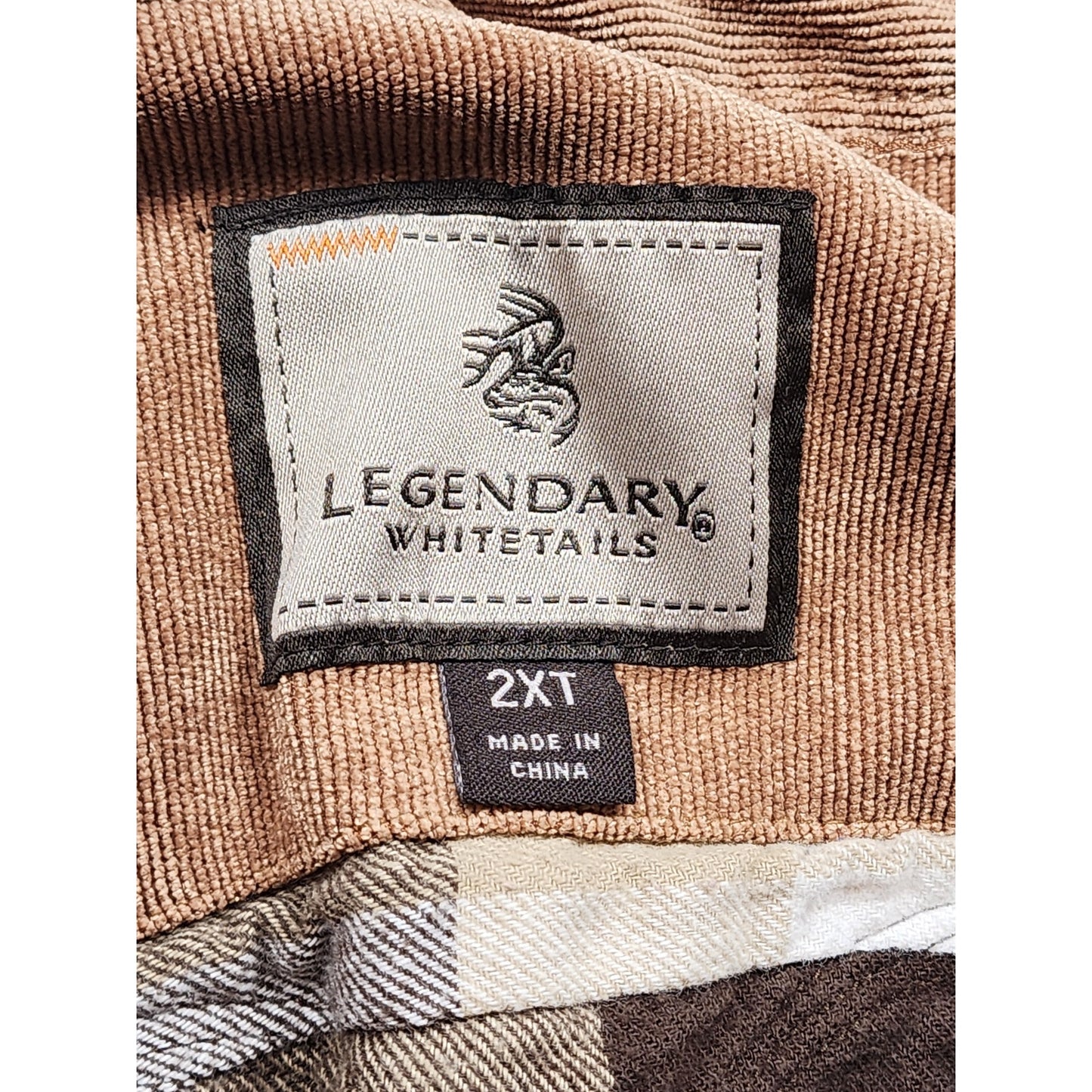 Legendary Whitetails Flannel Shirt Mens 2XT Heavyweight Western Snap Lumberjack