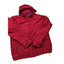 Chaps Jacket Mens Large Red Hooded Full Zip Fleece Lined Windbreaker Coat Hiking