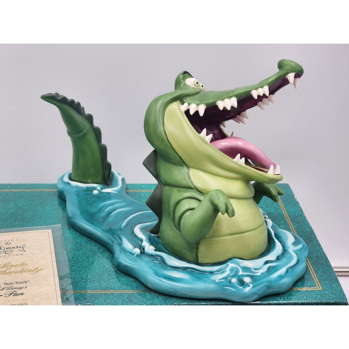 WDCC Disney Peter Pan Tick Tock Tick Tock Crocodile Box COA Retired Vintage Work