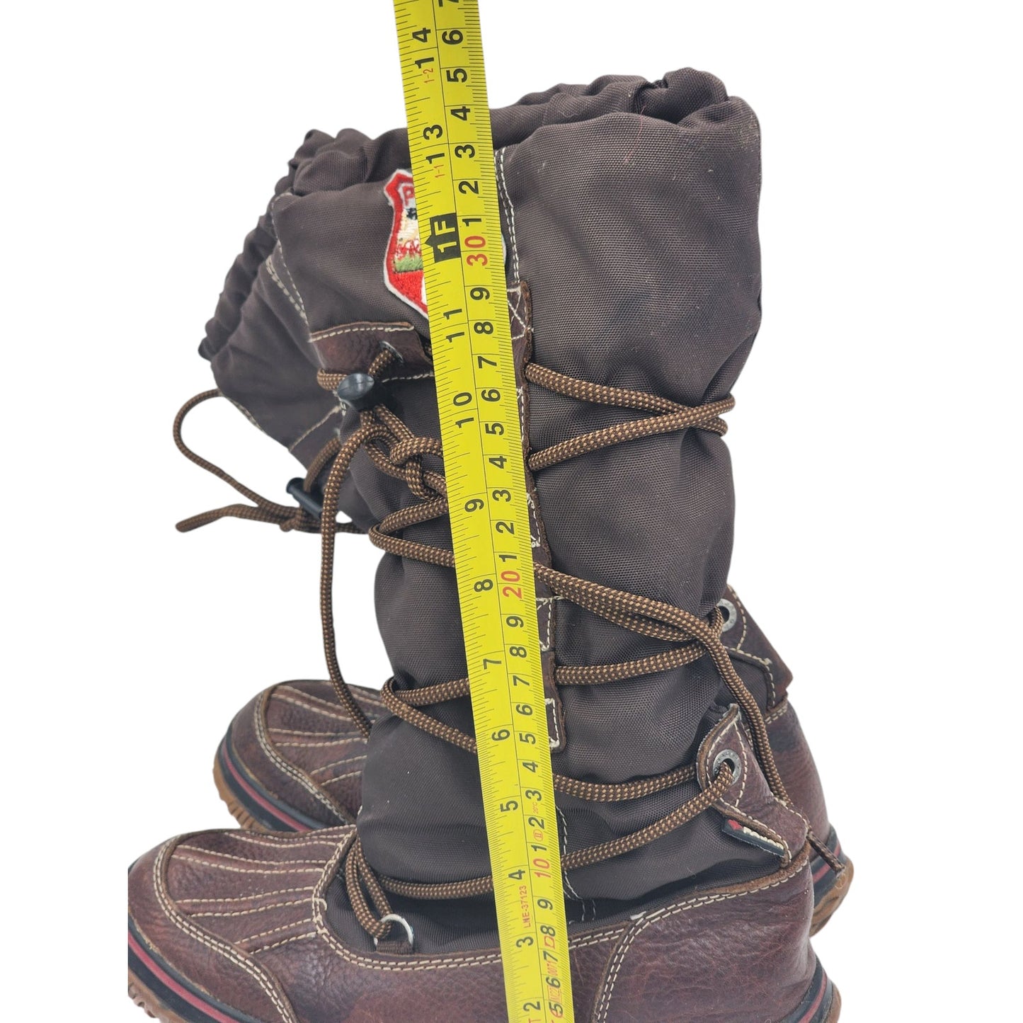 Pajar Boots Womens 7-7.5 Tall Snow Winter Hiking Leather Waterproof Fur Canada