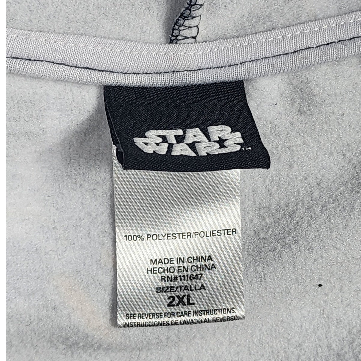 Star Wars Full Zip Hoodie Men Large Womens 2XL BB-8 Millennium Sweatshirt Lounge