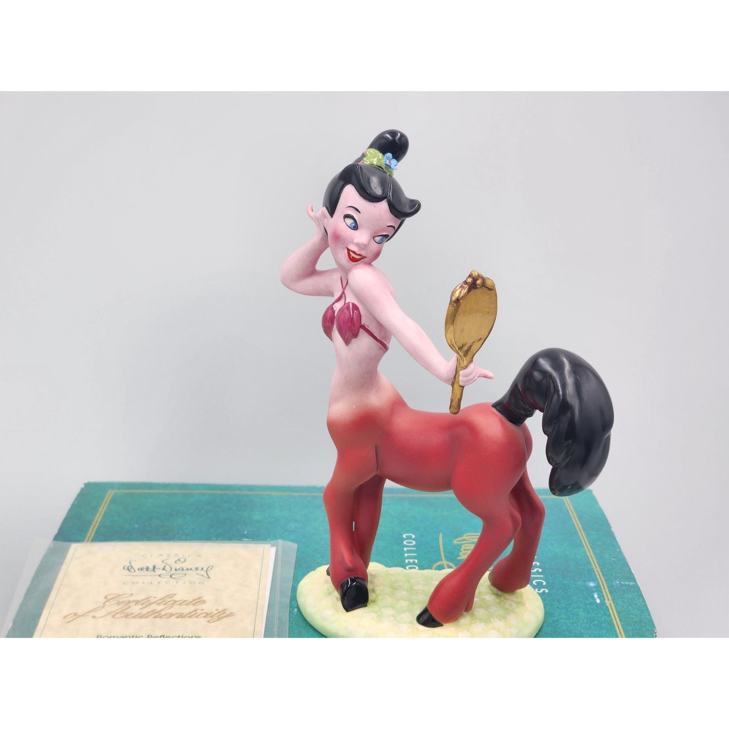 WDCC Fantasia Pink Centaurette Figurine Romantic Reflections Disney COA Box